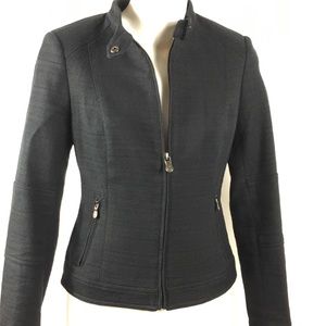 Banana Republic Textured Moto Jacket Blazer Size 0